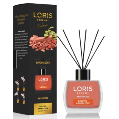 Loris Bois De Santal, Diffuseur Arôme, Desodorisant sticks - 120 ml