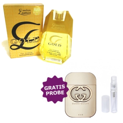 Lamis Gold Woman 100 ml + echantillon Gucci Guilty