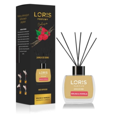 Loris Framboise & Vanille - Diffuseur Arôme, Desodorisant sticks 120 ml
