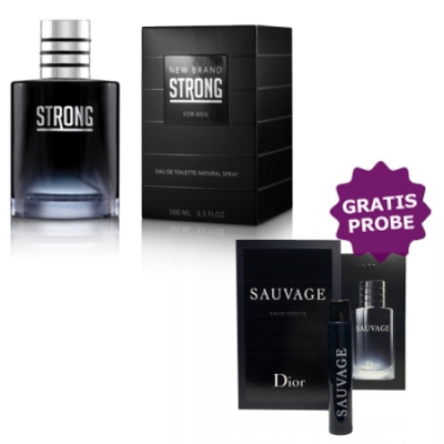 New Brand Strong For Men 100 ml + echantillon Dior Sauvage