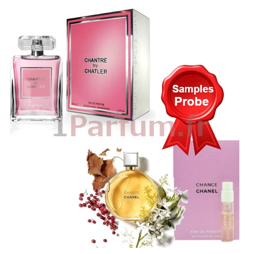Perfume samples (testers) - - ECHANTILLON CHANEL . CHANCE EAU TENDRE .
